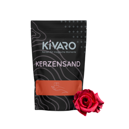 Kerzensand mit Duftaroma - Rose