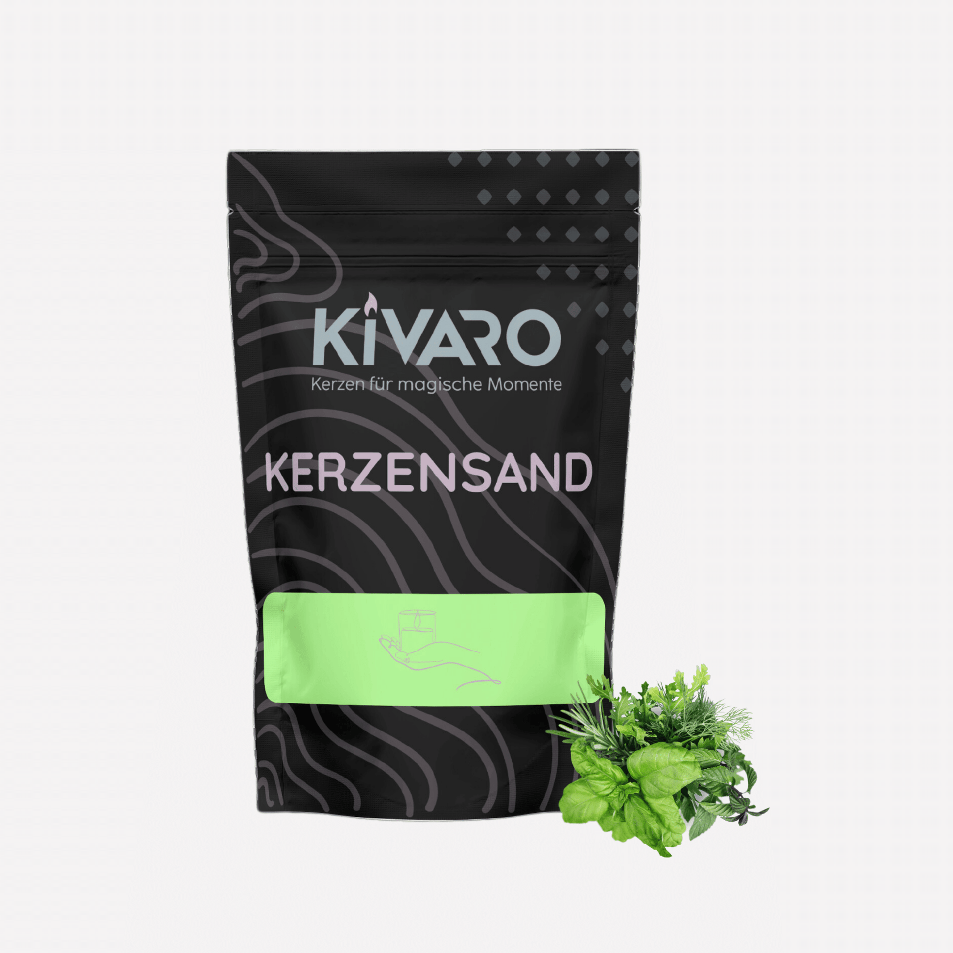 Kerzensand mit Duftaroma - Kräuter - Kivaro.ch