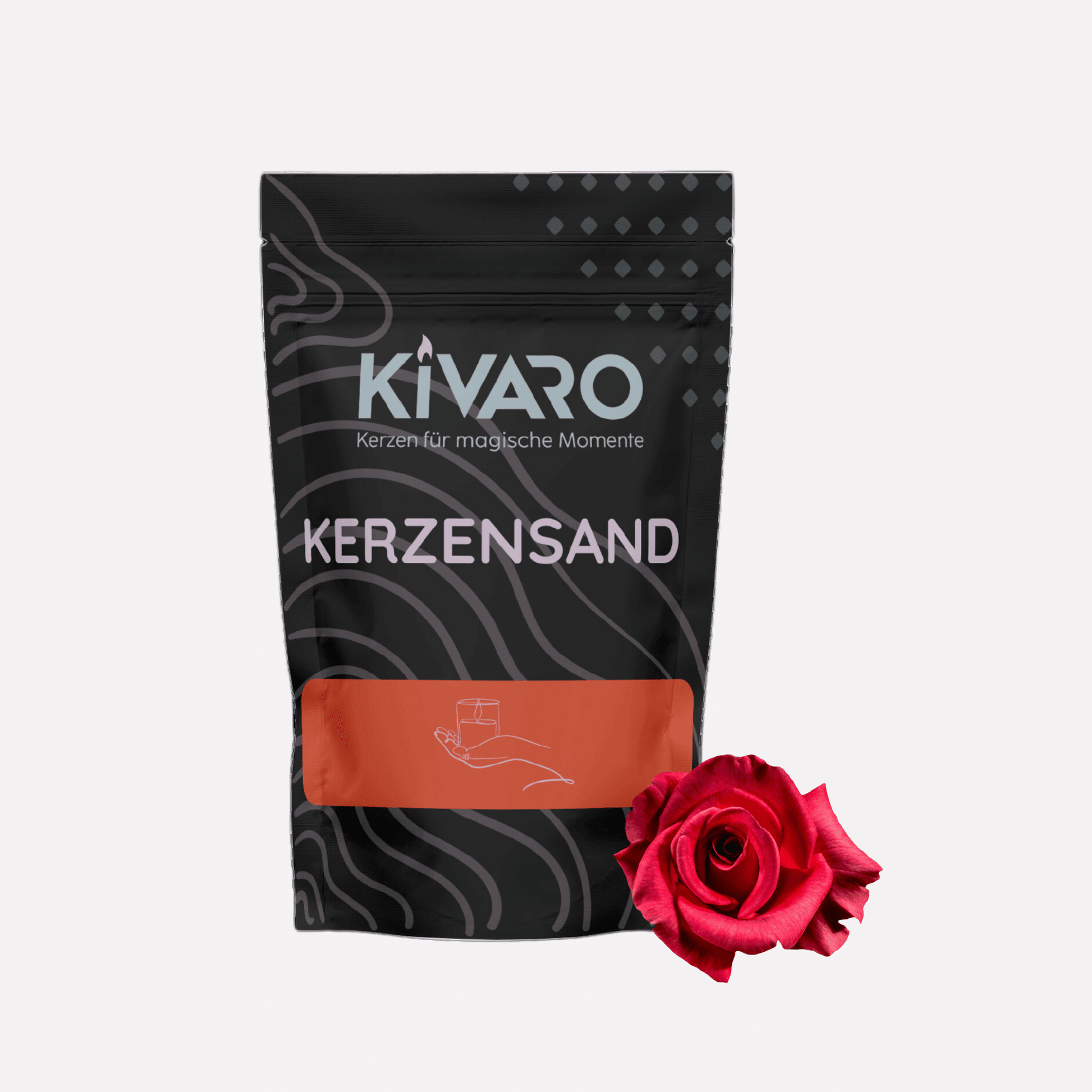 Kerzensand mit Duftaroma - Rose - Kivaro.ch